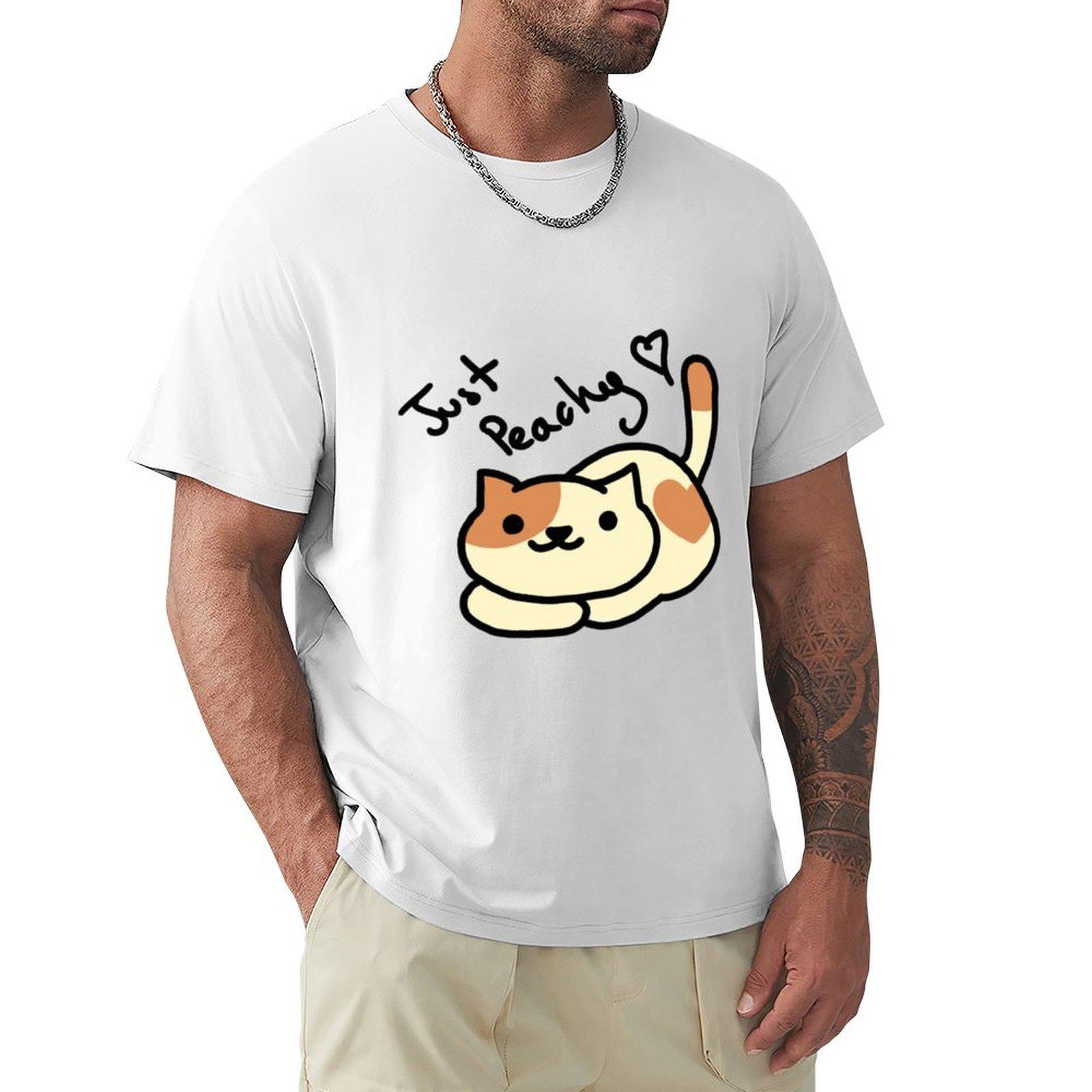 Just Peachy Peaches TShirt Man tshirt new gifts and tshirts summer tops t shirts for men cotton S