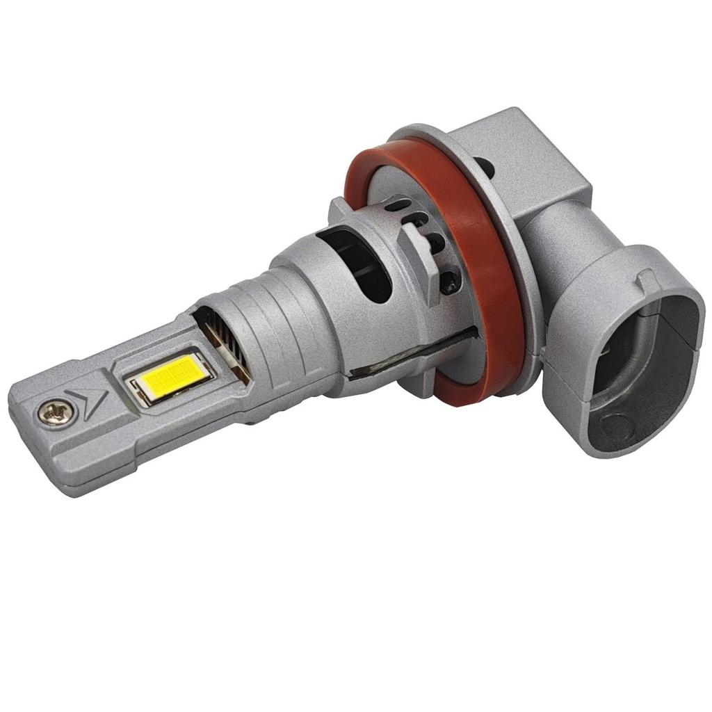 2 Pcs H11 LED Bulbs 12V CANBUS CSP Short 6000lm New Off-Road