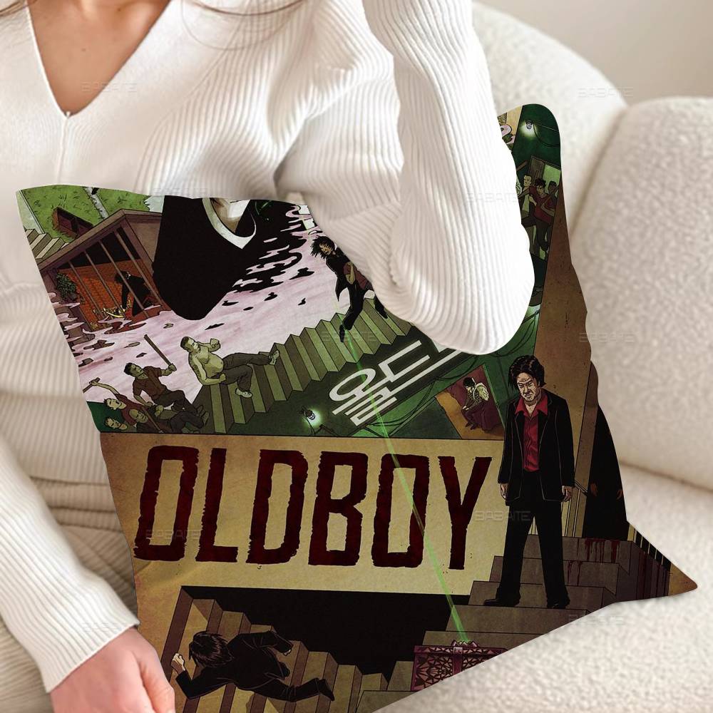 Thriller Movie Oldboy Pillowcase Toon Gift Cushion Cover Bedroom Home Sofa Chair Seat Decor Pillow Case