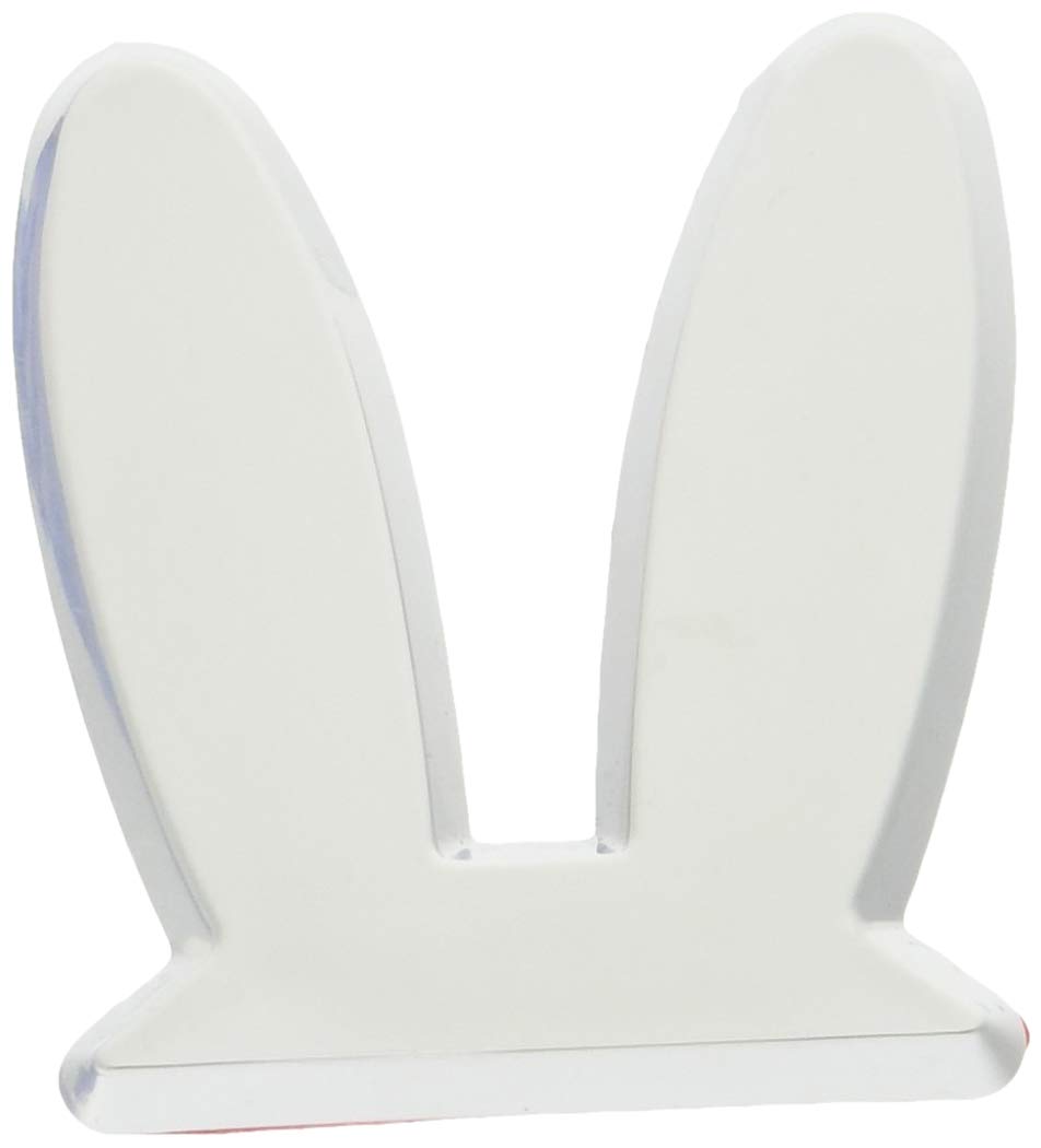 AWESOME-JAPAN Emblem Accessory Charm Rabbit Mimi ASCM-003 32mm x 28mm серебряный