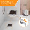 Hair Catcher For Shower Drain Drain Screen For Shower With Cleaning Scraper Cuttable Filter Trap Screen Sticker For Bathtub Sink