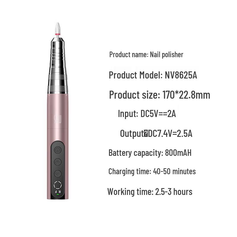 MKS Wireless Rechargeable Electric Nail File