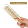 Professional Hair Comb Hairdressing Home Salon Hair Cutting Styling Comb ToolGold