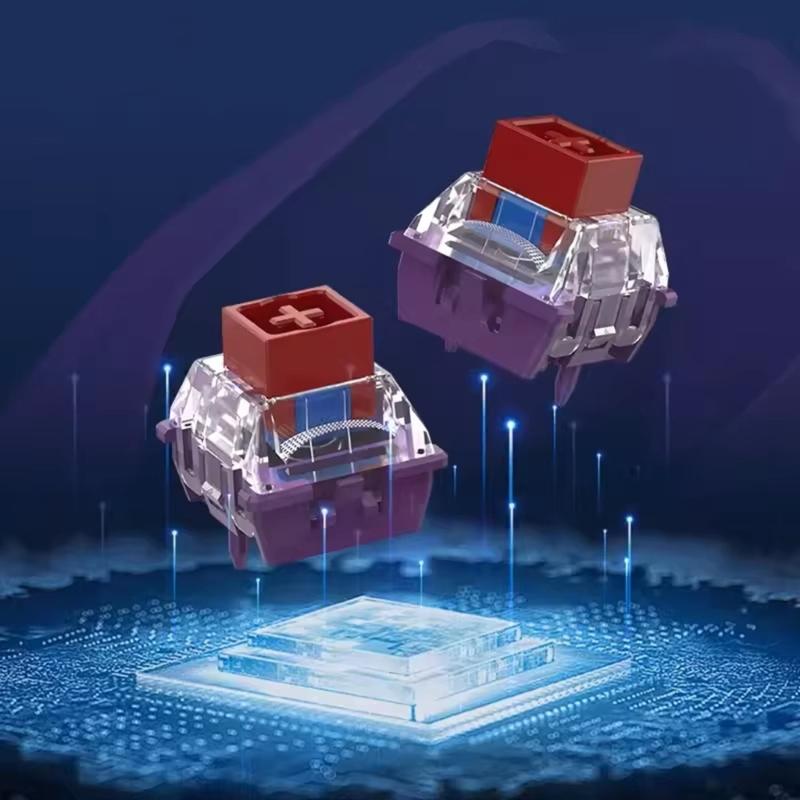 Quiet Metal Plastic Magnetic Switches for Magnetic Gaming Keyboards Swithes Enhances Durability For Office Use And Gaming