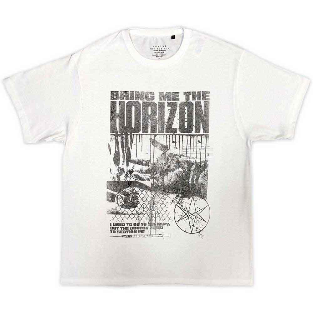 Bring Me The Horizon Therapy T-Shirt White New Unisex T-Shirt XXXL