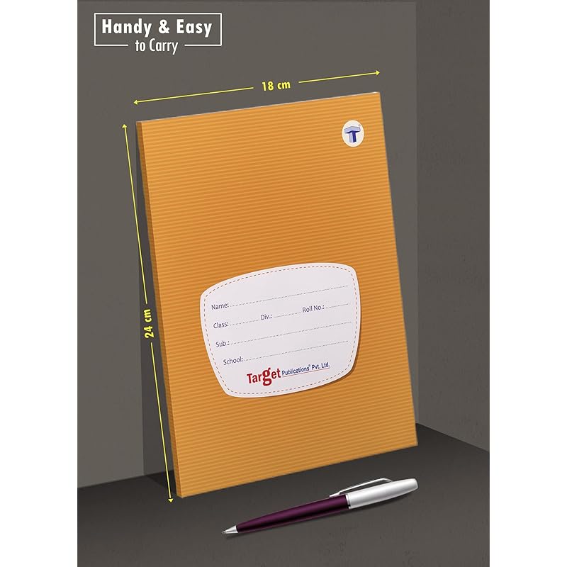 

Target Publications Soft Brown Cover Maths Exercise Small Grid Notebooks | Square 9 Mm | 172 Pages A5 Size | 18 Cm X 24 белый