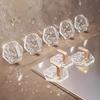 10 Pieces Adhesive Wall Hook Crystals Clear Without Nails Required Accessory for Towels Robes Kitchenwares Daily Use
