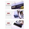 Clear PVC Menu Display Stand Sturdy Base Tabletop Loose-leaf Rack Pageable Folder  Retail Stores