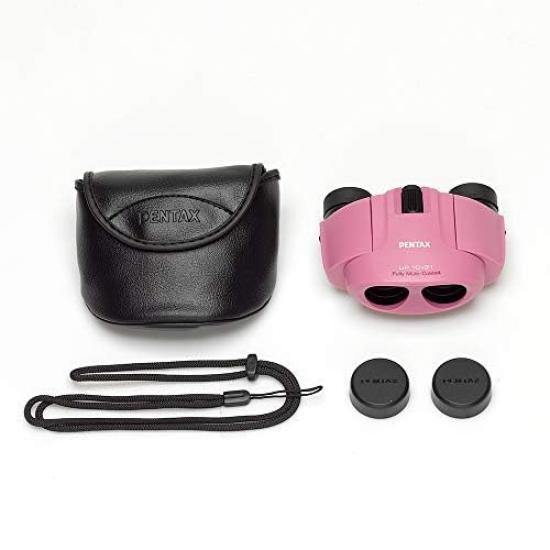PENTAX UP 10x21 Pink Binoculars Live Concerts and from 3 and Lightweight at Bak4 and Strap Warranty Pentax 61806 [For Sports] [Choose Colors] [Compact
