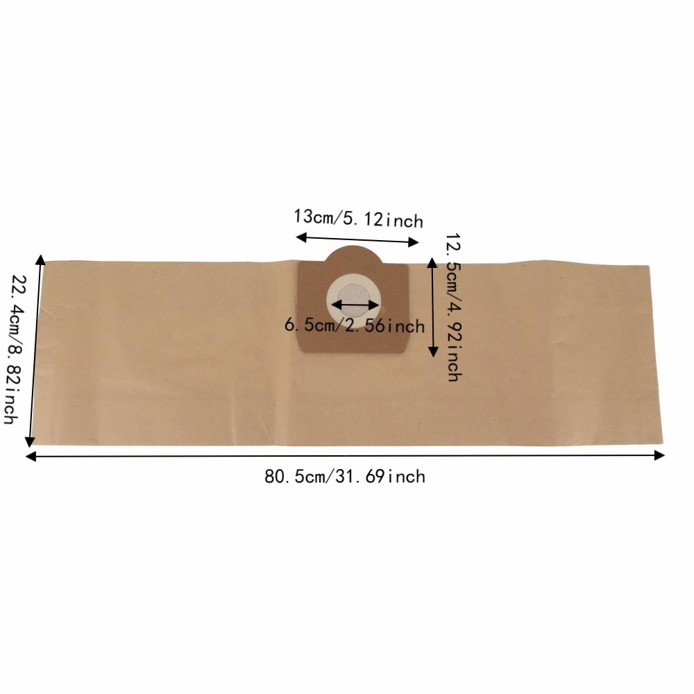 5PCS Hygienic Vacuum Dust Collection Bag for Karcher WD3 MV3 6.959-130 Floor Cleaning