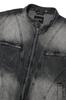 ALL ABOUT NEW Denim Siwa Washed Detachable Hooded Rider Jacket D-Gray Ana3Uj06Adg