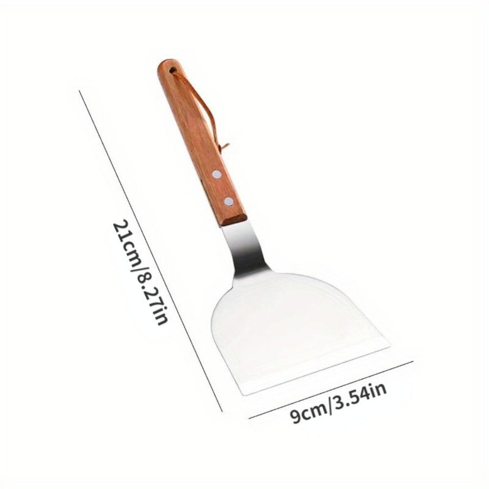 

1 шт. Многофункциональная лопатка для жарки, лопатка для стейка, лопатка для барбекю, аксессуары для гамбургеров, блинов, барбекю S