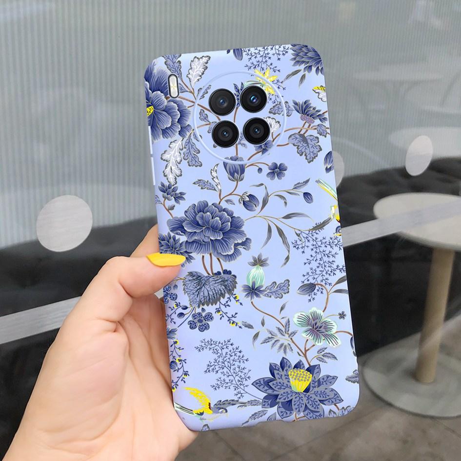 Sunflower Case For Honor 50 Lite Cover On Huawei Nova 8i Phone Case Fashion Painted Soft Back Cover For Honor50 Lite Nova8i Capa