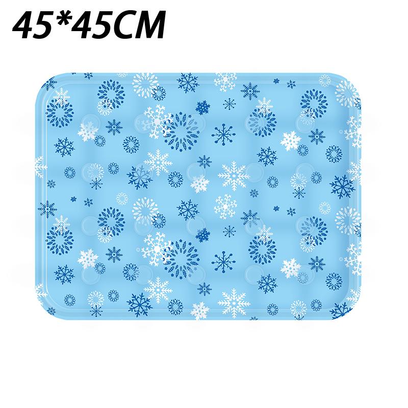 

High Quality Pet Ice Mat Summer Cooling Pad For Single Use Cool Soft Ice Cushion 30x40cm синий