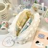 Candy Designer Plaid Soft Cosmetic Bags Large Capacity Makeup Organizer Brushes Eyebrow Pencils Stationery Storage Bag