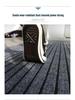 Anti-Slip Absorbent PVC Floor Mat - Seven-Stripe Design for Kitchen, Balcony, Bathroom, Hotel, Supermarket, and Staircase Dust Removal