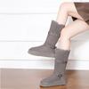 Dicke Sohle hohe Ärmel Schneestiefel für Damen Winter Neu Fleece Warm und High-End Mode Nordost Baumwollstiefel für Damen