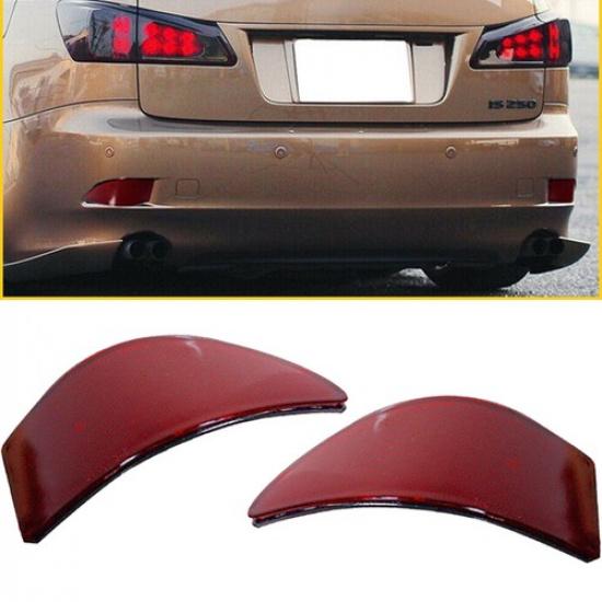 Left+Right Rear Bumper Reflector Light For Lexus IS250 2006-2011 IS350 2012 2013