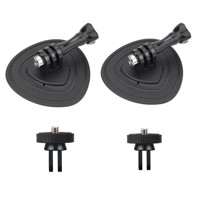Universal Flexible Adhesive Mounting Base For Action Cameras ABS Lightweight Secure Grip