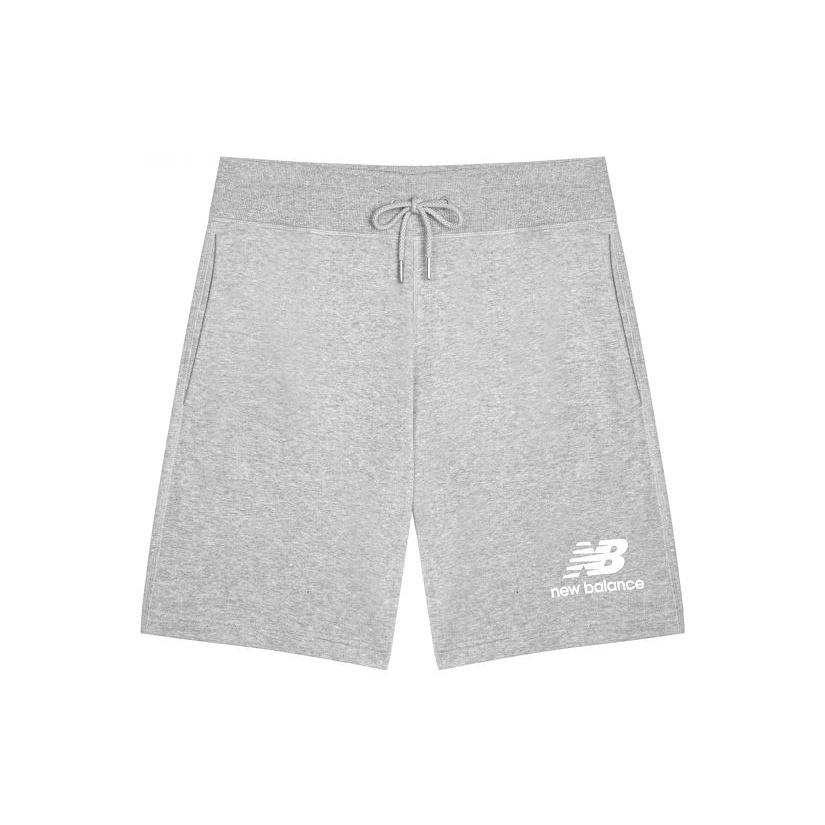 New Balance Essentials Stacked Logo Suit Shorts Asia Sizing  Grey  Men s AMS03558-AG L
