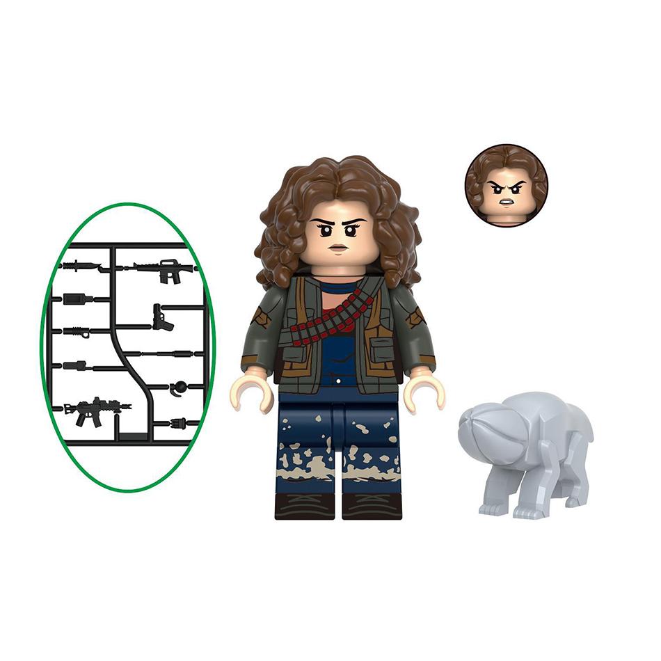 New 1-24Pcs The Horrible Movie Dustin Mike Vecna Will Eleven Demogorgon Model Figure Blocks Construction Assembly Toy Gift