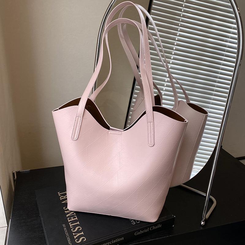Winter big bag women 2025 new commuter bag large capacity tote bag high sense shoulder bag women