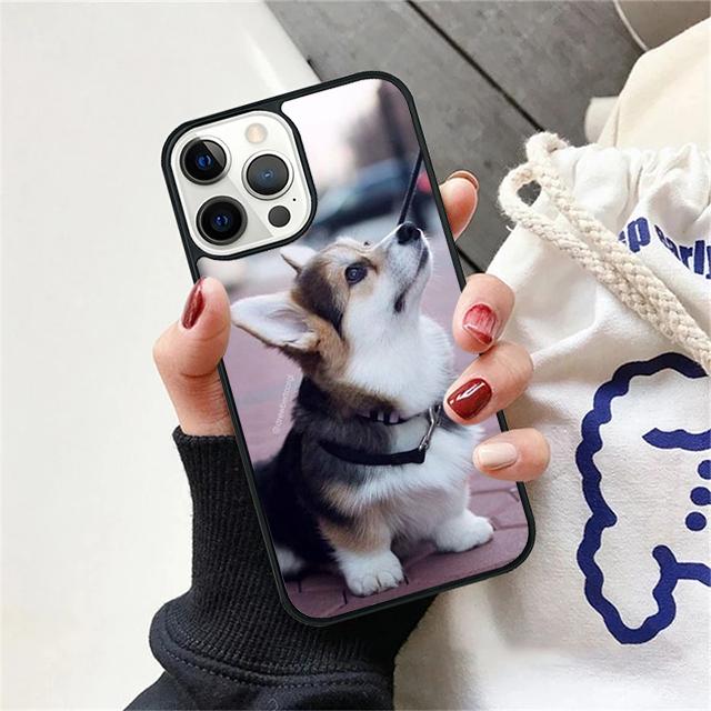 Corgi Dog and bubble tea Phone Case Cover For iPhone 17 Air 15 16 14 13 12 Pro Max 11 Pro Max Plus Coque Shell