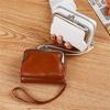 Women's Wallet Retro Money Clip Coin Purse Fashion Buckle Wallet For Gifting Travel Everyday Use