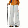 Unisex Outdoor Bergsteigerstil Cargohosen Lockerer Schnitt Streetwear Wanderhosen