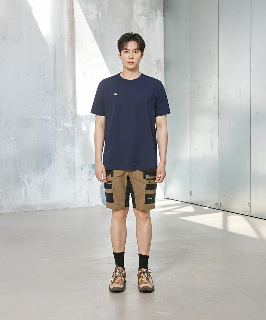 WILLBE LAB Ventilation Cooling Short Sleeve T-Shirt (Nv)