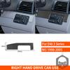 Dashboard Decoration Strip Set Real Carbon Fiber Stickers Trim Cover For BMW E46 1998-2005 Car Interior Styling