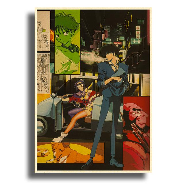 Cowboy Bebop Poster and Printing Room Decoration Oil Painting Room Decoration Wall Art Picture Wall Decoration Living Room