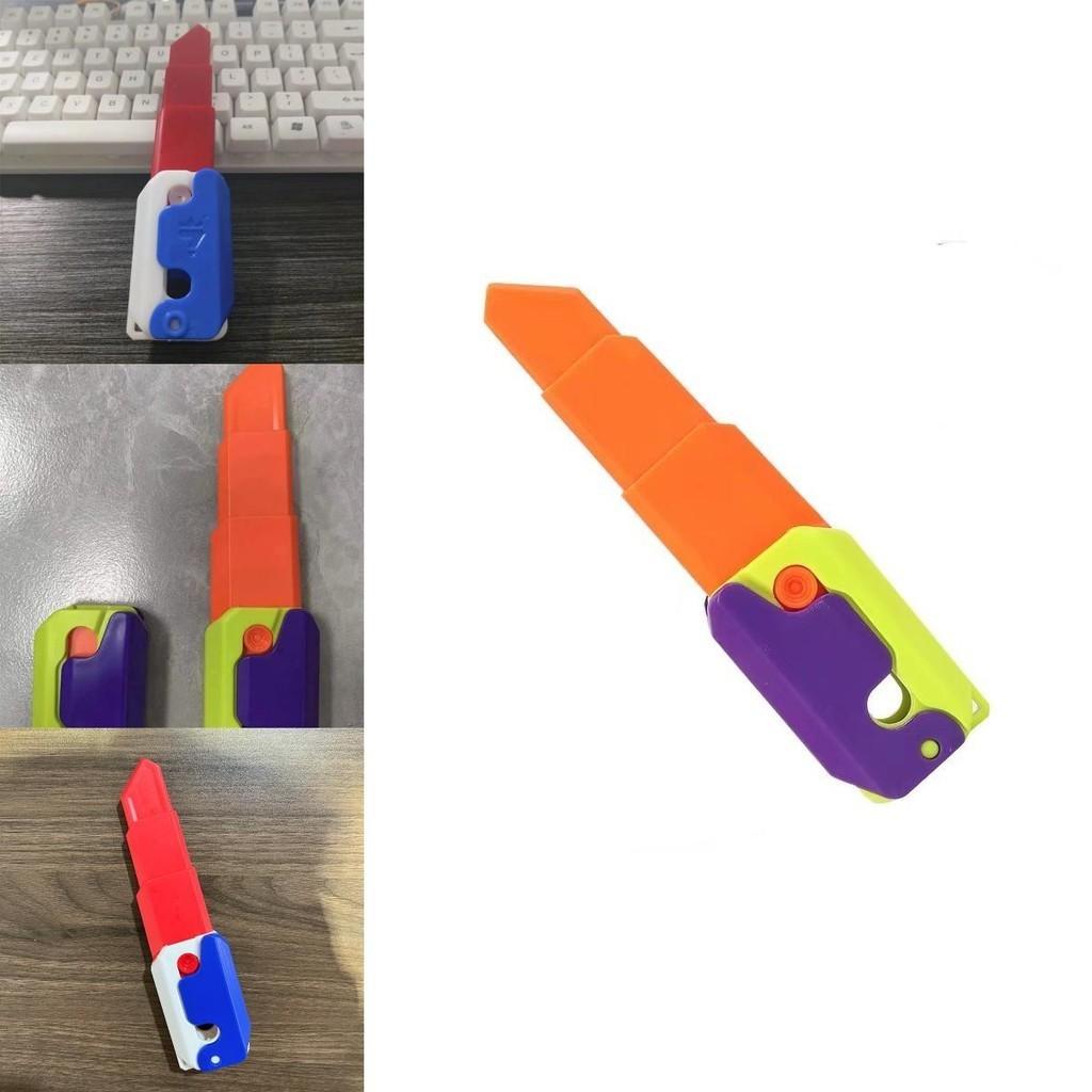 Large Carrot Knife Toy 3d Gravity Upgrade Edition Trendy Stress Relief Toy