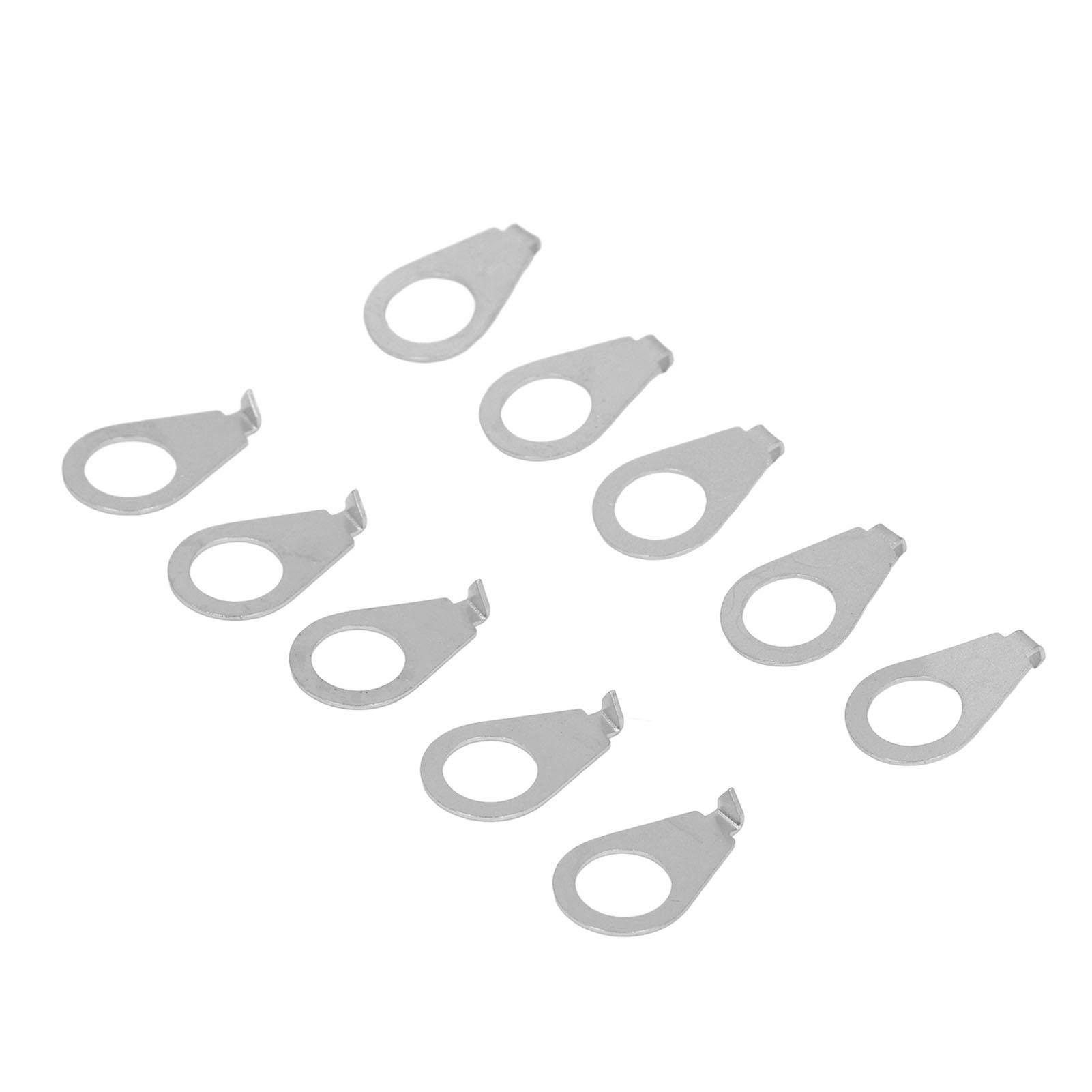 

10 шт. Ручки для гитары с указателем, Железные, для гитарного потенциометра, Прокладка-индикатор, Серебристые