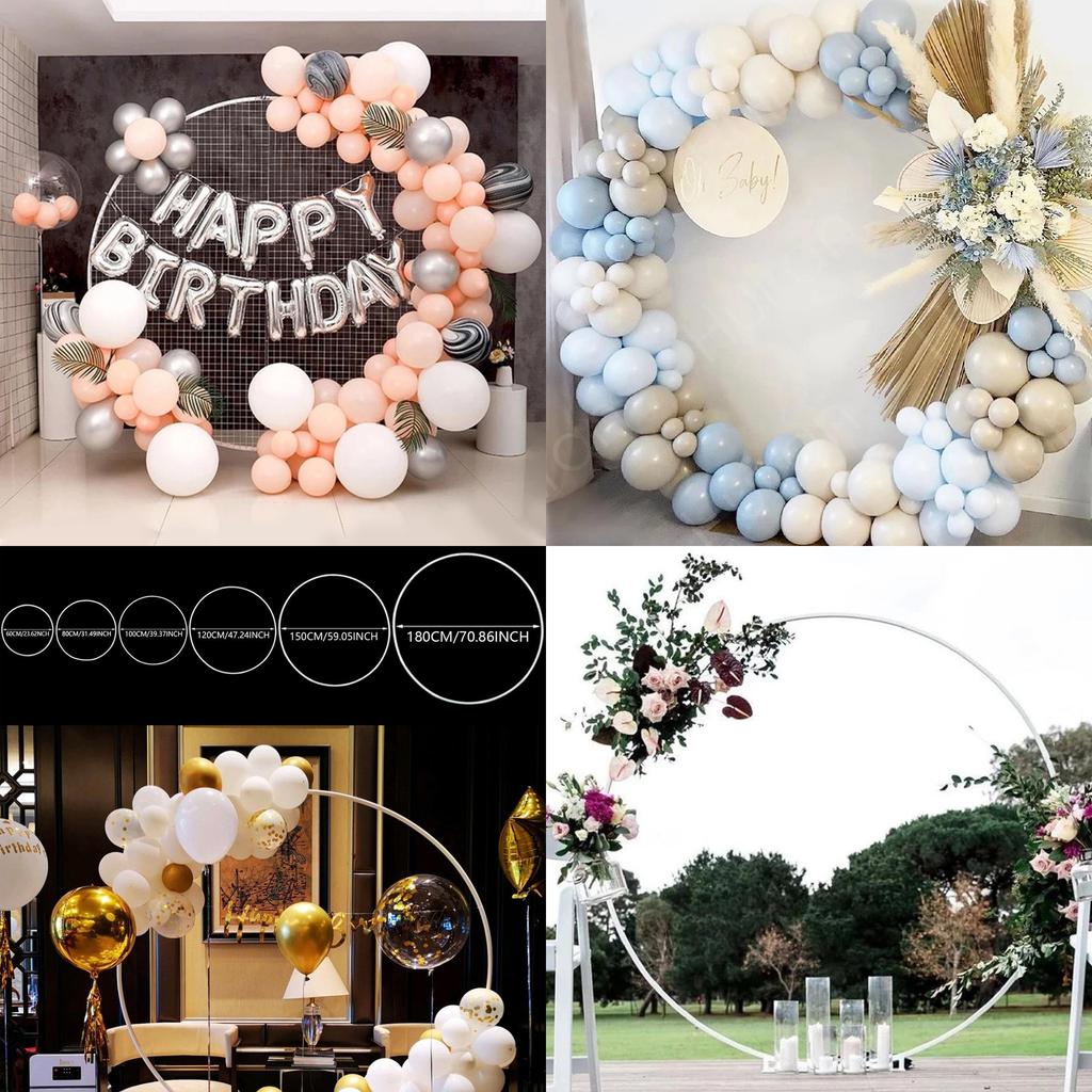 Birthday Party Balloon Hoop With Air Ring For Celebration Venue Decor