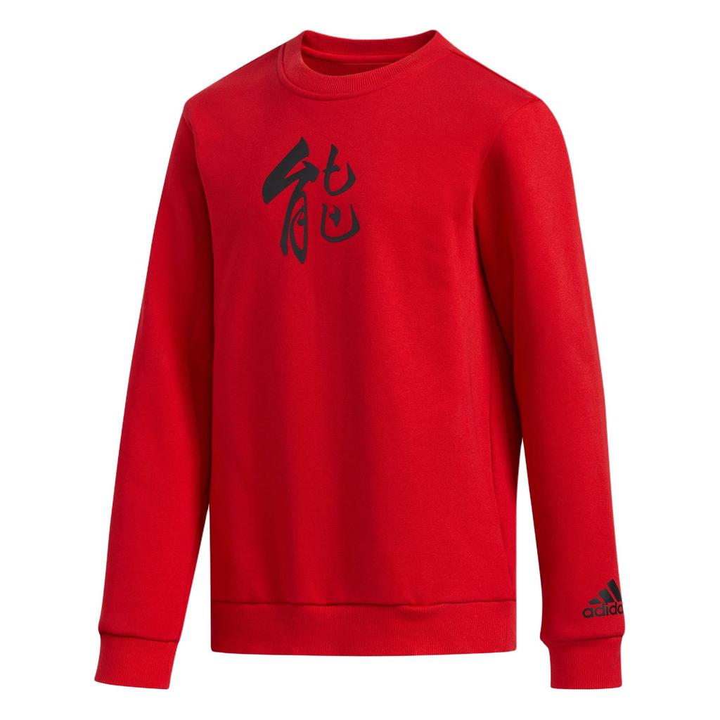 adidas Sweatshirt Red Teenagers DY3568