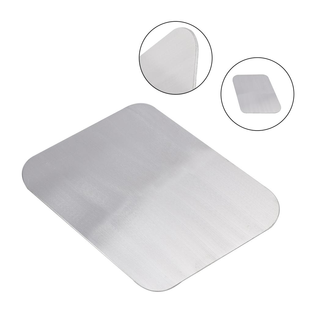 Parallelogramm Blanke Aluminiumlegierung Kennzeichen DIY Universelle Passform für Motorrad