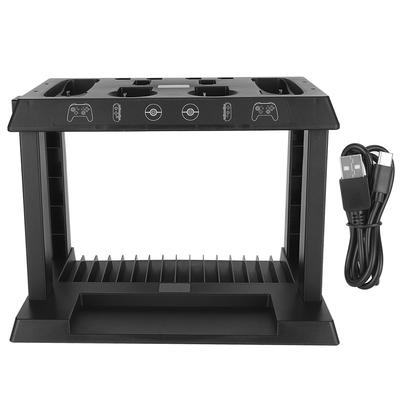 Daugiafunkcinis ABS įkrovimo pagrindas Žaidimų kortelių laikiklis-stovas, skirtas Switch