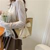 Newest Women Straw Handbags Fashion Holiday Totes Lovely Bow Shoulder Bags Fashion Beach Bags 3 Colors Drop Shipping