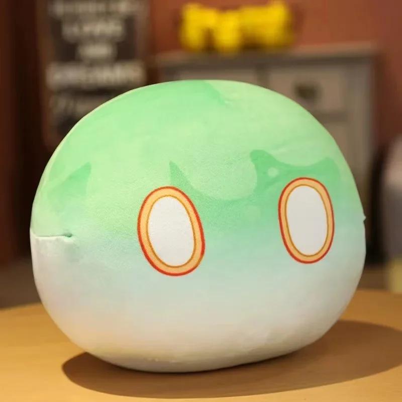 Genshin Impact Slijm Pluche Speelgoed Anime Pop Element Anemo Elektro Pyro Cryo Hydro Geo Dendro Zacht Kussen Vakantiecadeau voor Kinderen