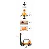 BRIO Forklift 33573, Ages 3+ [Toy, Wooden Toy, Locomotive, Vehicle, Gift (Birthday/Christmas)]