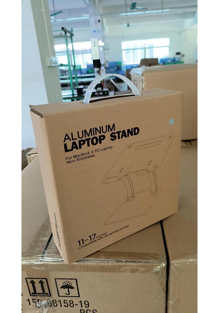 Adjustable Portable Laptop Stand with Rotating Heightening Cooling Feature