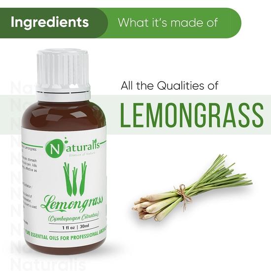 Naturalis Insect/Mosquito Repellent Essential Oil Set of 2-30ml (Lemongrass Oil, Citriodora/Lemon Eucalyptus Oil)