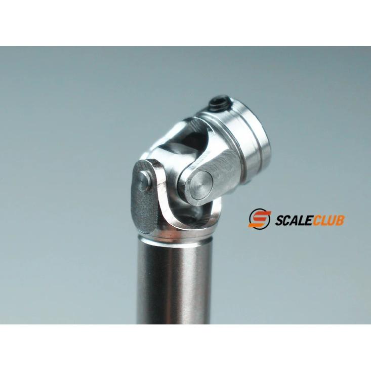SCALECLUB Metal Stainless Steel Driveshaft CVD Universal Joint For Tamiya 1/14 Towing Truck/Dump Truck 1/10 Crawler Model Parts