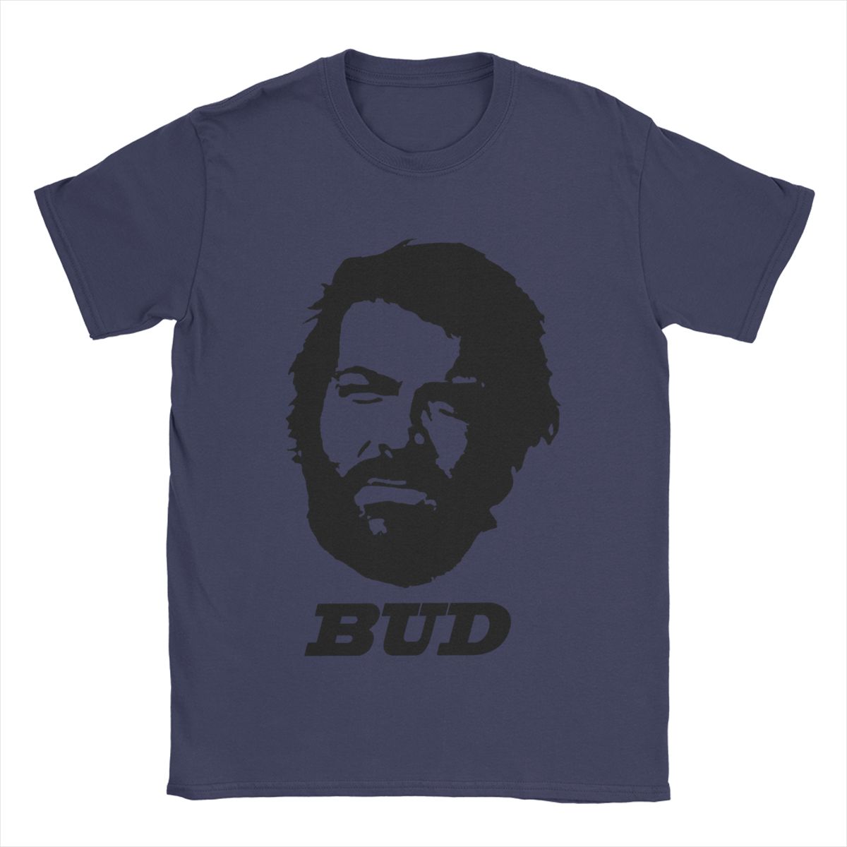 XIXI Fashion Heren T-shirts Bud Spencer Nieuwigheid Puur Katoen T-shirts Korte Mouw T-shirts Ronde Hals Kleding Cadeau Idee 2XL