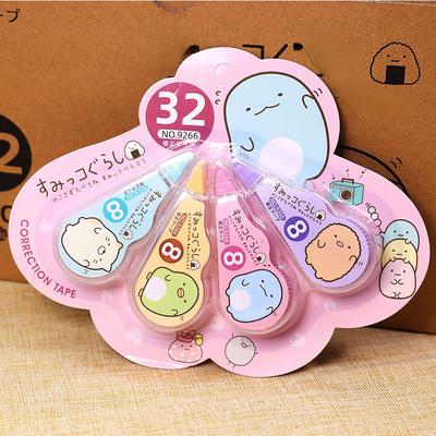 4 stuks/verpakking schattige kawaii Sumikko Gurashi White Out Corrector Correctietape Promotioneel cadeau Kantoorartikelen School Kantoorbenodigdheden
