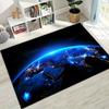 Dreamy Galaxy Universe Space Stars Black Hole Earth Rug for Bedroom Living Room Sofa Home Doormat Decor,Kid Non-slip Floor Mat