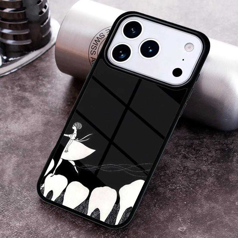 Dentist Tooth Phone Case For iPhone 17 16 15 14 13 12 11 Pro Max Plus 17Air Soft Silicone Cover
