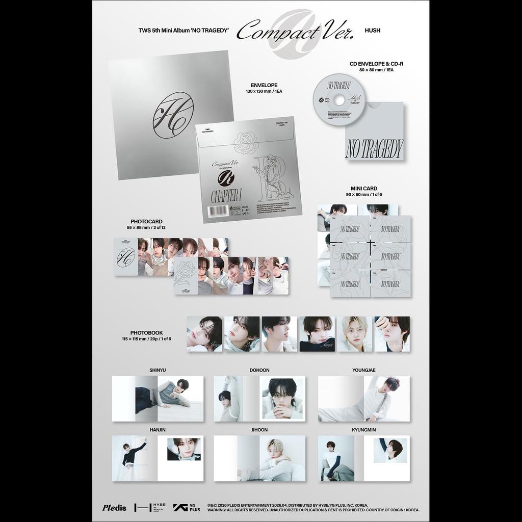 [Vorbestellung] TWS 5. Mini-Album [NO TRAGEDY] COMPACT Version. (STILLE) + Kostenloses Geschenk