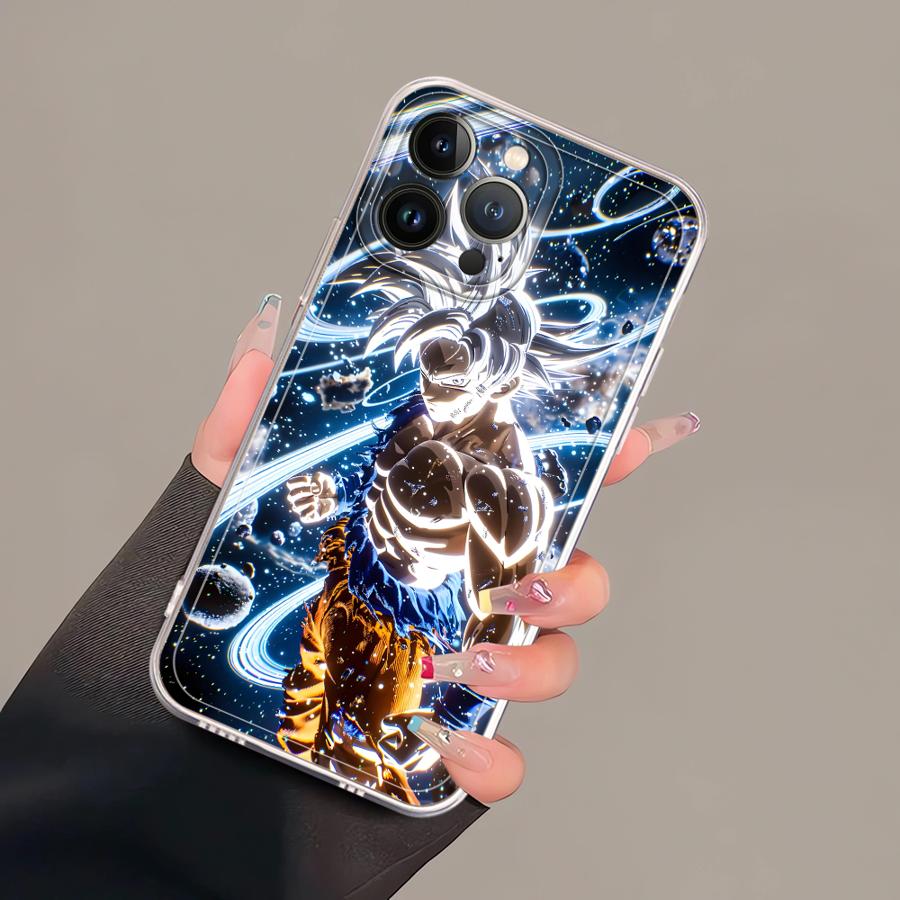 Dragon Ball Goku Soft Phone Cover Case for iPhone 17 Pro Max 16 12 Mini 15 XR 11 7 8 Air 14 Plus XS Max 13 Pro